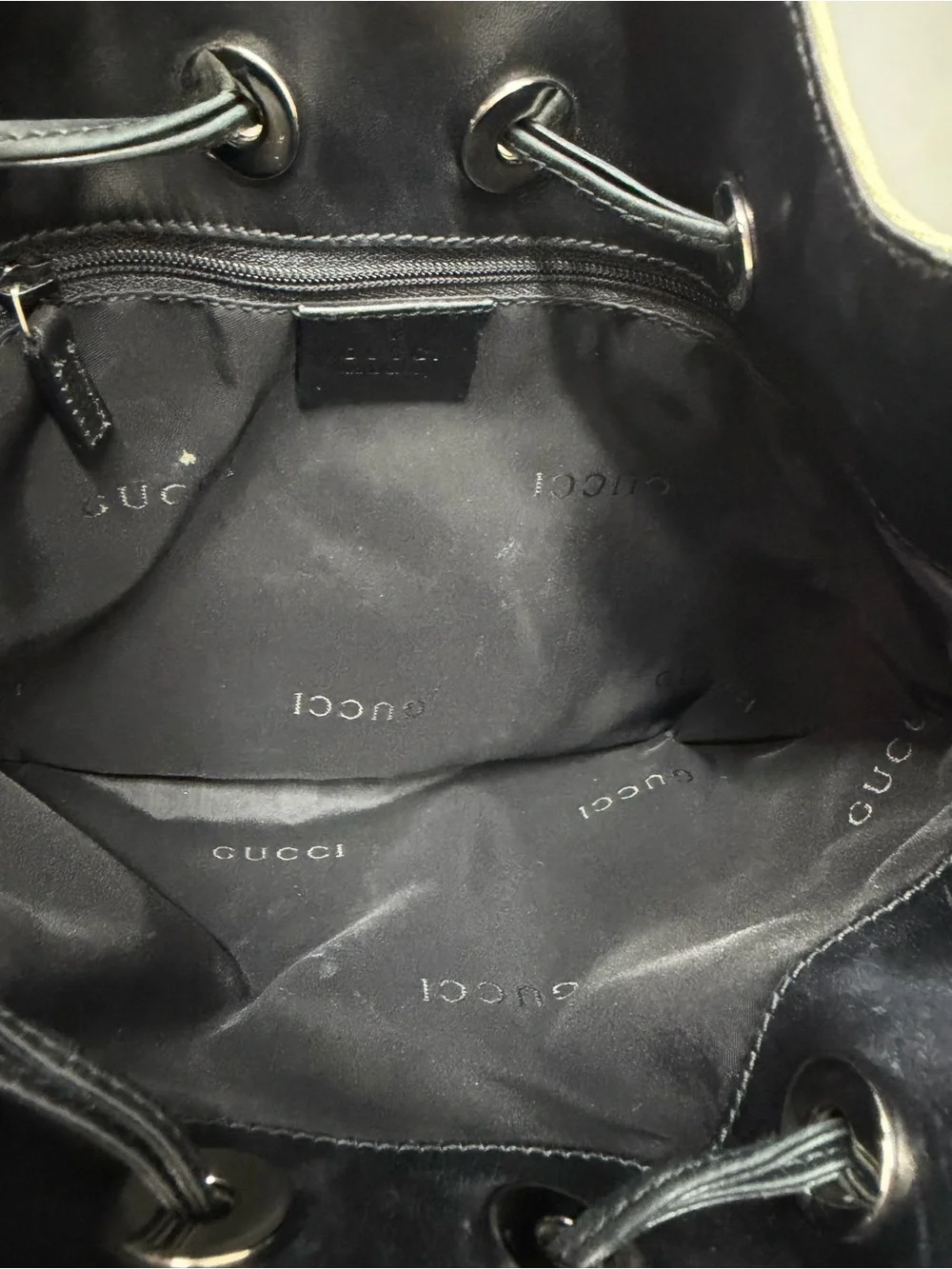 Vintage Gucci Nylon Hobo Shoulder Bag - Picture 4 of 11
